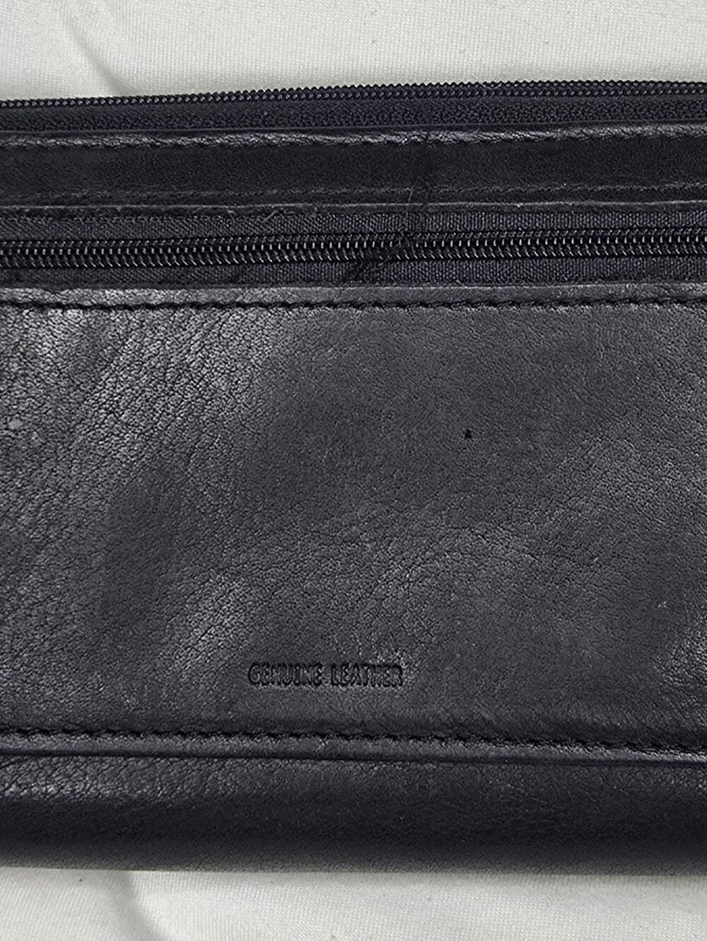 Genuine Leather Black Men's Wallet Bag